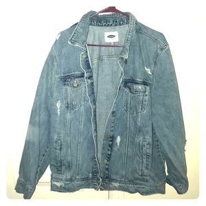 Distressed Denim Jacket